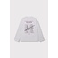 Alix The Label ALIX THE LABEL - PHOTO LONGSLEEVE T-SHIRT - SOFT GREY MELANGE
