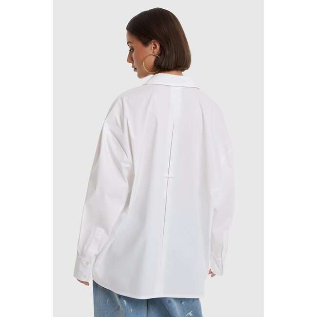 Alix The Label ALIX THE LABEL - OVERSIZED BLOUSE - SOFT WHITE