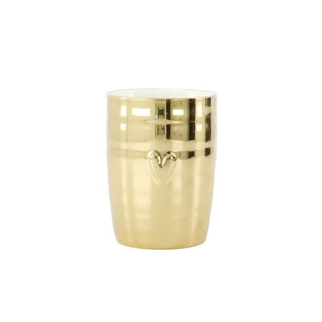 Zusss ZUSSS - COFFEE MUG HEART - GOLD