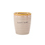 Zusss ZUSSS - COFFEE MUG HAPPY HOME - CREME
