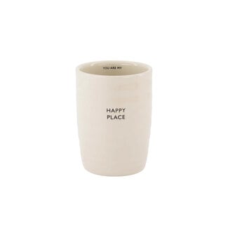 Zusss ZUSSS - COFFEE MUG HAPPY PLACE - SAND
