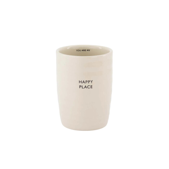Zusss ZUSSS - COFFEE MUG HAPPY PLACE - SAND