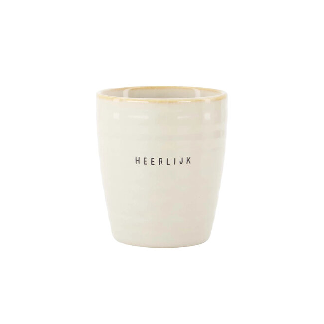 Zusss ZUSSS - COFFEE MUG HEERLIJK - SAND
