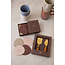 Zusss ZUSSS - CHEESE KNIFES - HAPPY HOME - DARK BROWN/GOLD