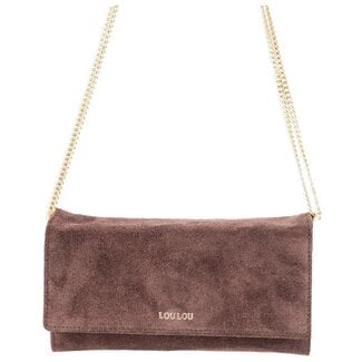 LouLou Essentiels LOULOU ESSENTIELS - ANAIS - SUEDE MERLOT - GOLD