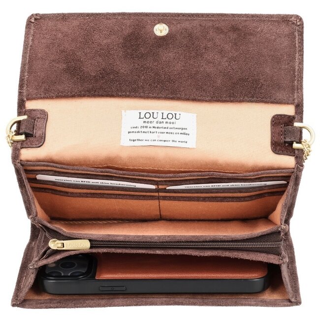 LouLou Essentiels LOULOU ESSENTIELS - ANAIS - SUEDE MERLOT - GOLD