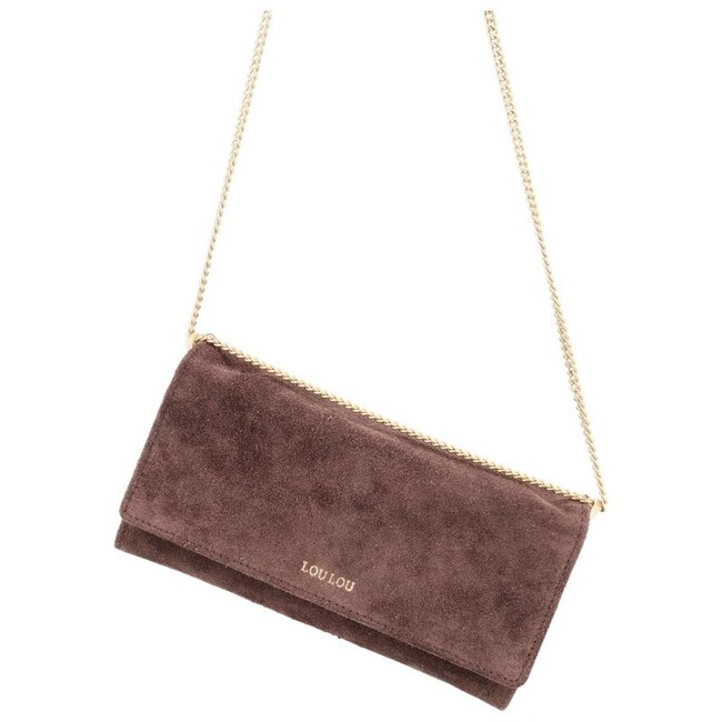 LouLou Essentiels LOULOU ESSENTIELS - ANAIS - SUEDE MERLOT - GOLD