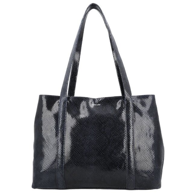 LouLou Essentiels LOULOU ESSENTIELS - EMIE - PYTHON BLUE ORIENT - SILVER