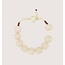 Zusss ZUSSS - CHUNKY BEAD BRACELET - GREY OYSTER