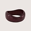 Zusss ZUSSS - RESIN BANGLE - DARK CHOCO