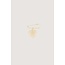 Zusss ZUSSS - HEART CHARM - GREY OYSTER