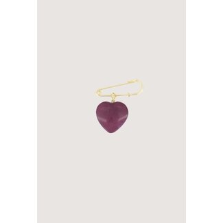 Zusss ZUSSS - HEART CHARM - SOFT VIOLET