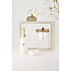 Zusss ZUSSS - SOAP DISPENSER HEART - WHITE GOLD