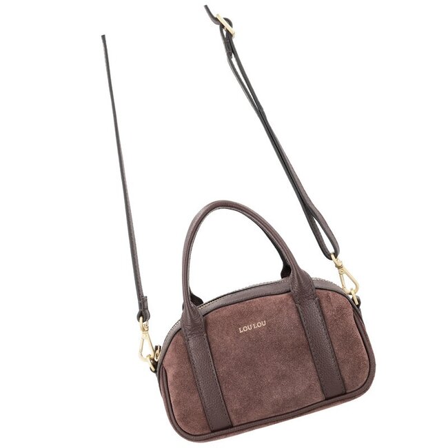 LouLou Essentiels LOULOU ESSENTIELS - MILA S - SUEDE MERLOT - GOLD