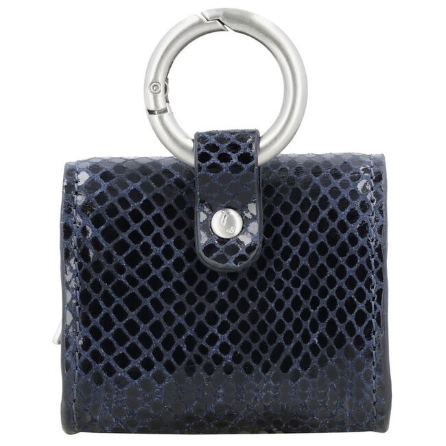 LouLou Essentiels LOULOU ESSENTIELS - MINI MINI - PYTHON BLUE ORIENT - SILVER