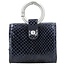 LouLou Essentiels LOULOU ESSENTIELS - MINI MINI - PYTHON BLUE ORIENT - SILVER