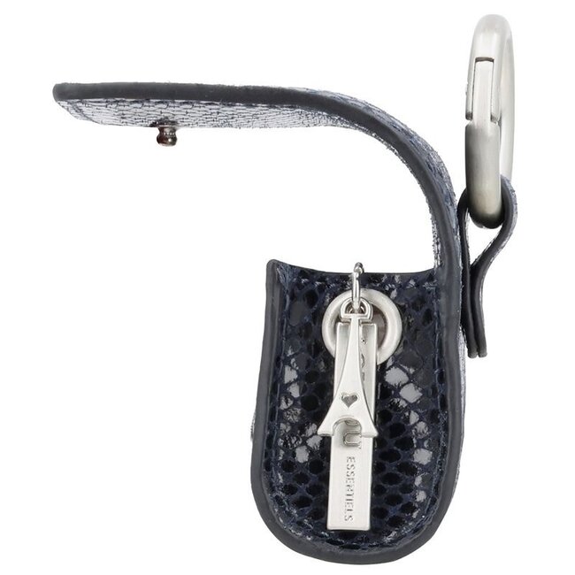LouLou Essentiels LOULOU ESSENTIELS - MINI MINI - PYTHON BLUE ORIENT - SILVER