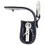 LouLou Essentiels LOULOU ESSENTIELS - MINI MINI - PYTHON BLUE ORIENT - SILVER