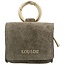 LouLou Essentiels LOULOU ESSENTIELS - MINI MINI - SUEDE SAGE - GOLD