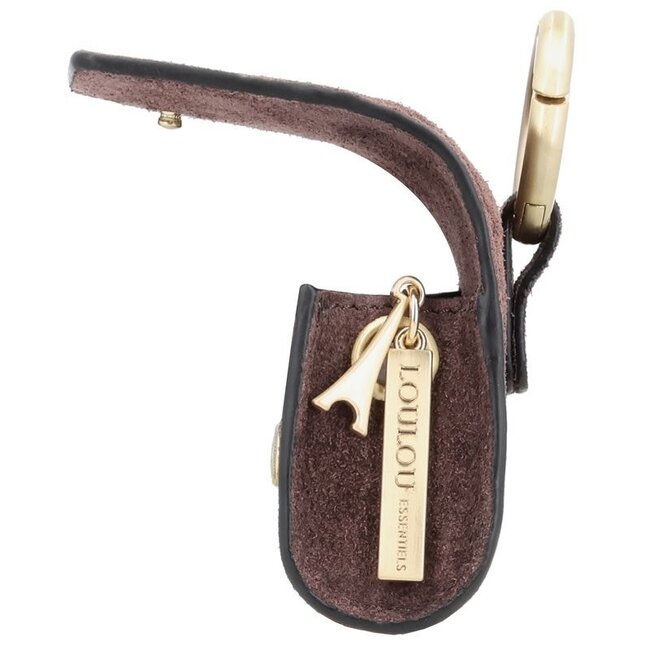 LouLou Essentiels LOULOU ESSENTIELS - MINI MINI - SUEDE MERLOT - GOLD