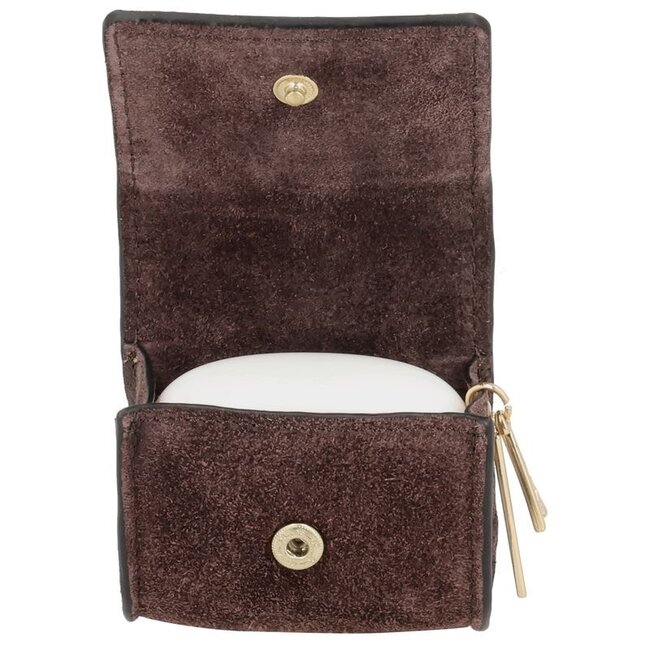 LouLou Essentiels LOULOU ESSENTIELS - MINI MINI - SUEDE MERLOT - GOLD