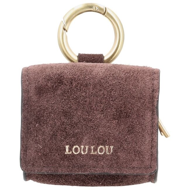 LouLou Essentiels LOULOU ESSENTIELS - MINI MINI - SUEDE MERLOT - GOLD
