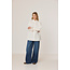 Indi&Cold INDI & COLD - CLASSIC SHIRT WITH LACE CUFFS - WHITE