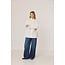 Indi&Cold INDI & COLD - CLASSIC SHIRT WITH LACE CUFFS - WHITE