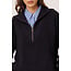 Indi&Cold INDI & COLD - ZIP SWEATER WITH MERINO - NAVY