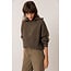 Indi&Cold INDI & COLD - ZIP SWEATER WITH MERINO - KHAKI