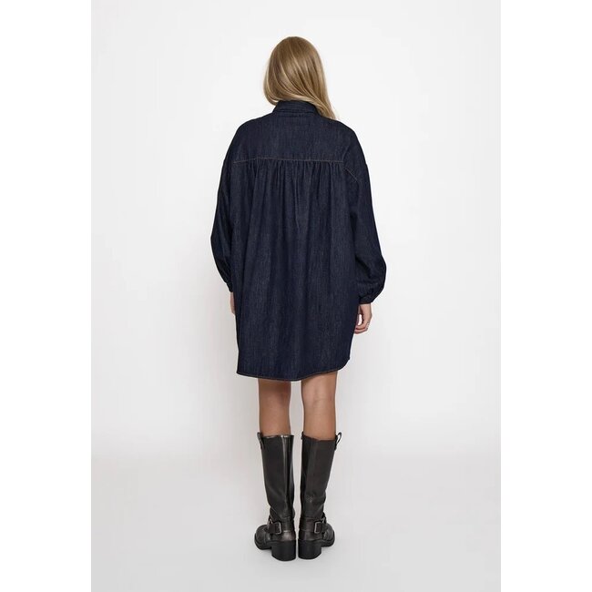 Minus MINUS - MSLARISSA SHORT DRESS - DARK DENIM