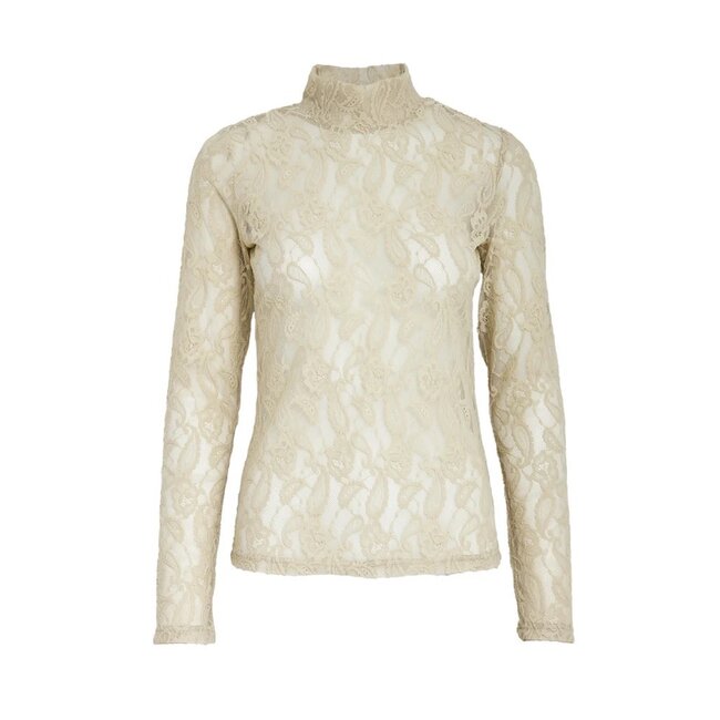 Minus MINUS - MSCOLLEEN LONG SLEEVE TOP - SAND GRAY