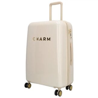 CHARM LONDON CHARM LONDON - CAPETOWN KOFFER 24 Inch - BEIGE GLIMMEND