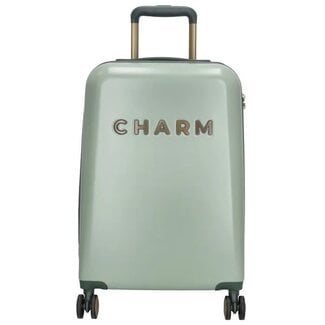 CHARM LONDON CHARM LONDON - CAPETOWN KOFFER - TROLLEY - LICHTGROEN