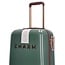 CHARM LONDON CHARM LONDON - CAPETOWN KOFFER - TROLLEY - DONKERGROEN
