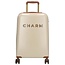 CHARM LONDON CHARM LONDON - CAPETOWN KOFFER - TROLLEY - BEIGE