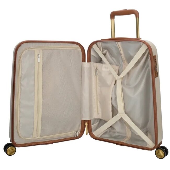 CHARM LONDON CHARM LONDON - CAPETOWN KOFFER - TROLLEY - BEIGE