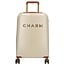 CHARM LONDON CHARM LONDON - CAPETOWN KOFFER - TROLLEY - BEIGE