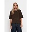 Minus MINUS - MSMARGRETHE GRS RWS KNIT T-SHIRT - TIRAMISU