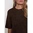 Minus MINUS - MSMARGRETHE GRS RWS KNIT T-SHIRT - TIRAMISU