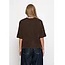 Minus MINUS - MSMARGRETHE GRS RWS KNIT T-SHIRT - TIRAMISU