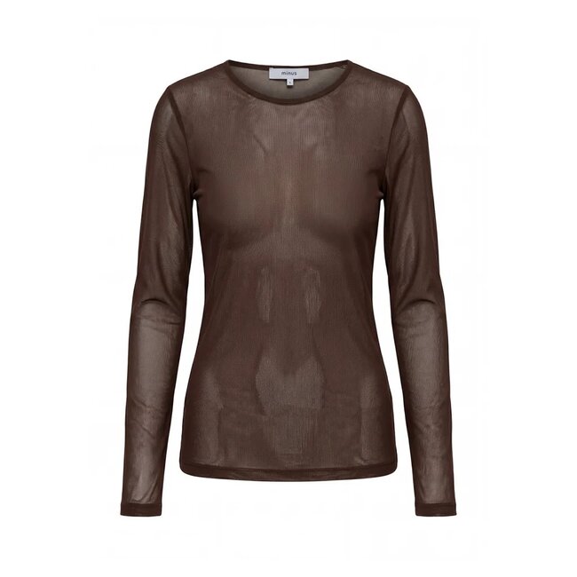 Minus MINUS - MSDAJANA LONG SLEEVE TOP - TIRAMISU