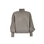 Minus MINUS - MSVERA HIGH NECK KNIT PULLOVER - FROST GRAY