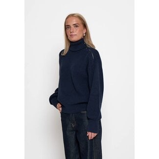 Minus MINUS - MSSIGRID KNIT PULLOVER - SKY CAPTAIN