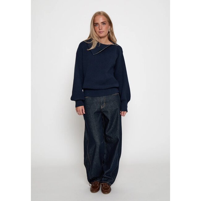 Minus MINUS - MSSIGRID KNIT PULLOVER - SKY CAPTAIN