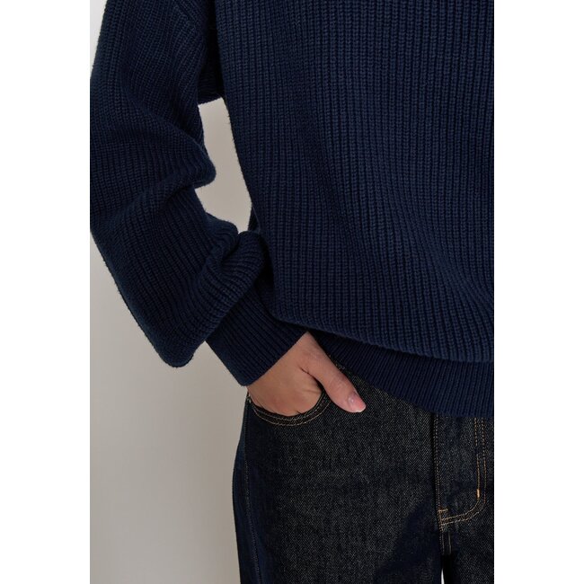 Minus MINUS - MSSIGRID KNIT PULLOVER - SKY CAPTAIN