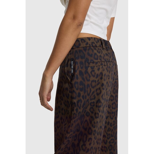 Alix The Label ALIX THE LABEL - ANIMAL BARREL PANTS - ANIMAL