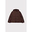 Alix The Label ALIX THE LABEL - LADIES WOVEN PUFFER COAT - WARM BROWN
