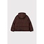 Alix The Label ALIX THE LABEL - LADIES WOVEN PUFFER COAT - WARM BROWN