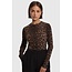 Alix The Label ALIX THE LABEL - LADIES KNITTED ANIMAL RIB TOP - ANIMAL